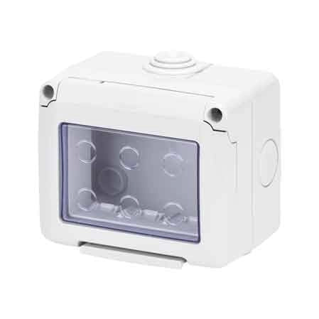 CONTENITORE DA PARETE PER APPARECCHI IP55 'SYSTEM' 4 Posti - GEWISS