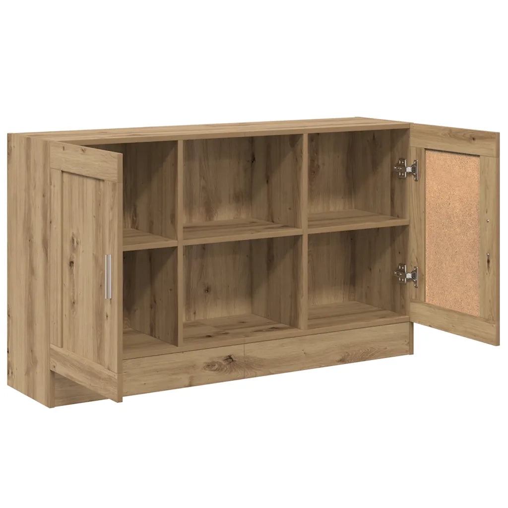 Credenza-Buffet-Armadio da cucina Rovere Artigianale 120x30,5x70 cm in Truciolato 383196