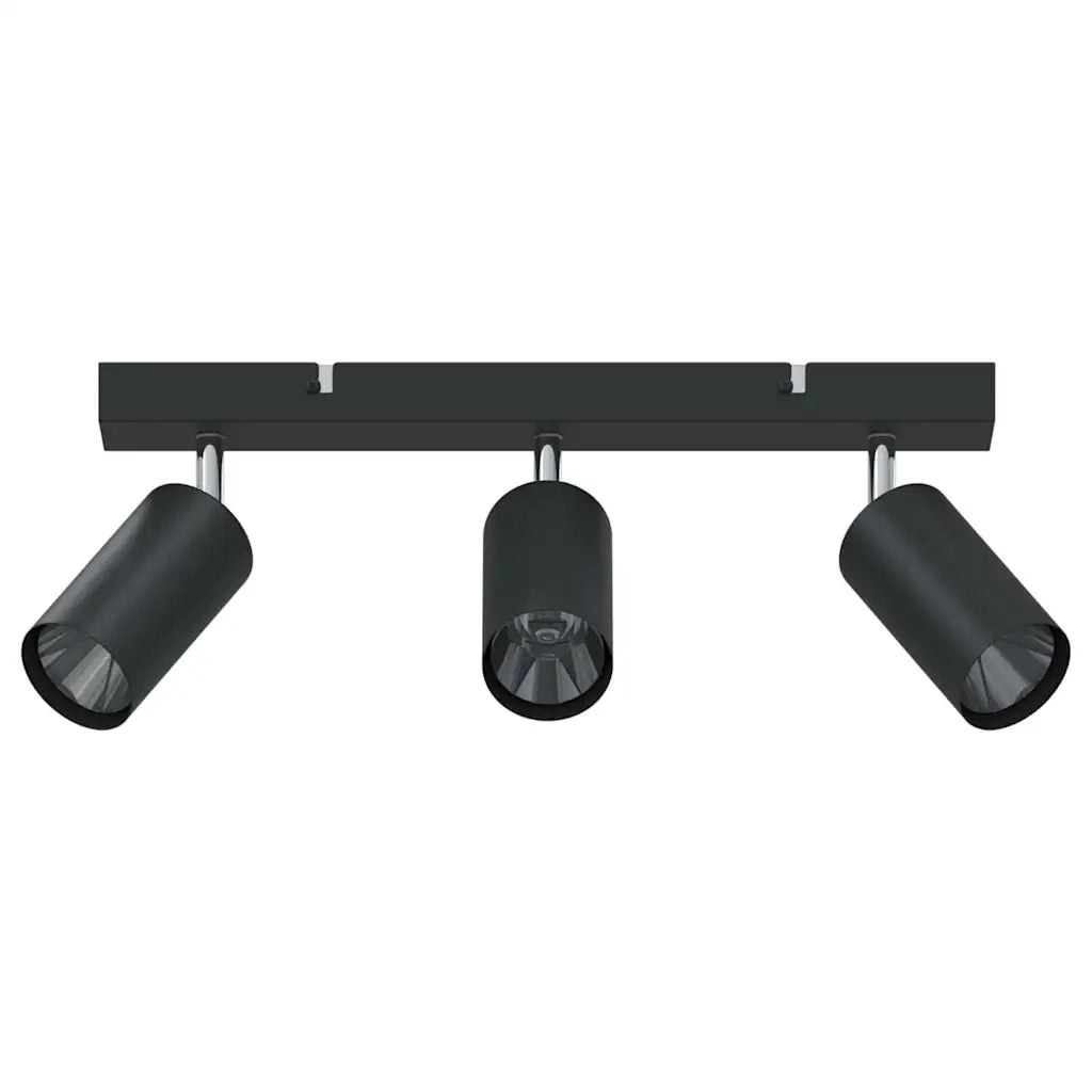 Faretto da soffitto Nero 38 x 6 x 16 cm Metallo 4108197