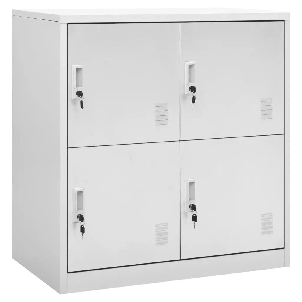 Armadietto con Chiave Grigio Chiaro 90x45x92,5 cm in Acciaio cod mxl 52070