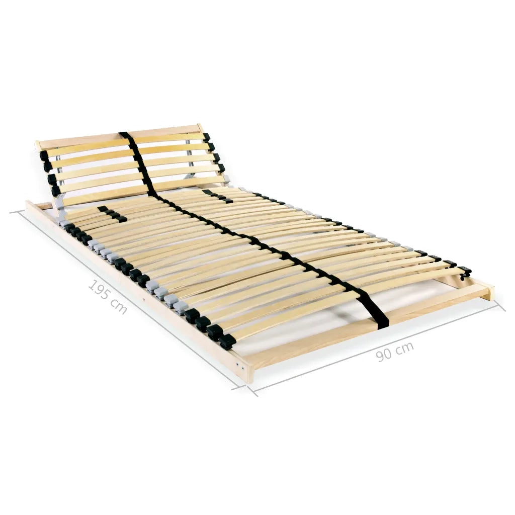 Rete a Doghe 7 Zone senza Materasso con 28 Doghe-Struttura Letto a Doghe 90x200 cm 447983