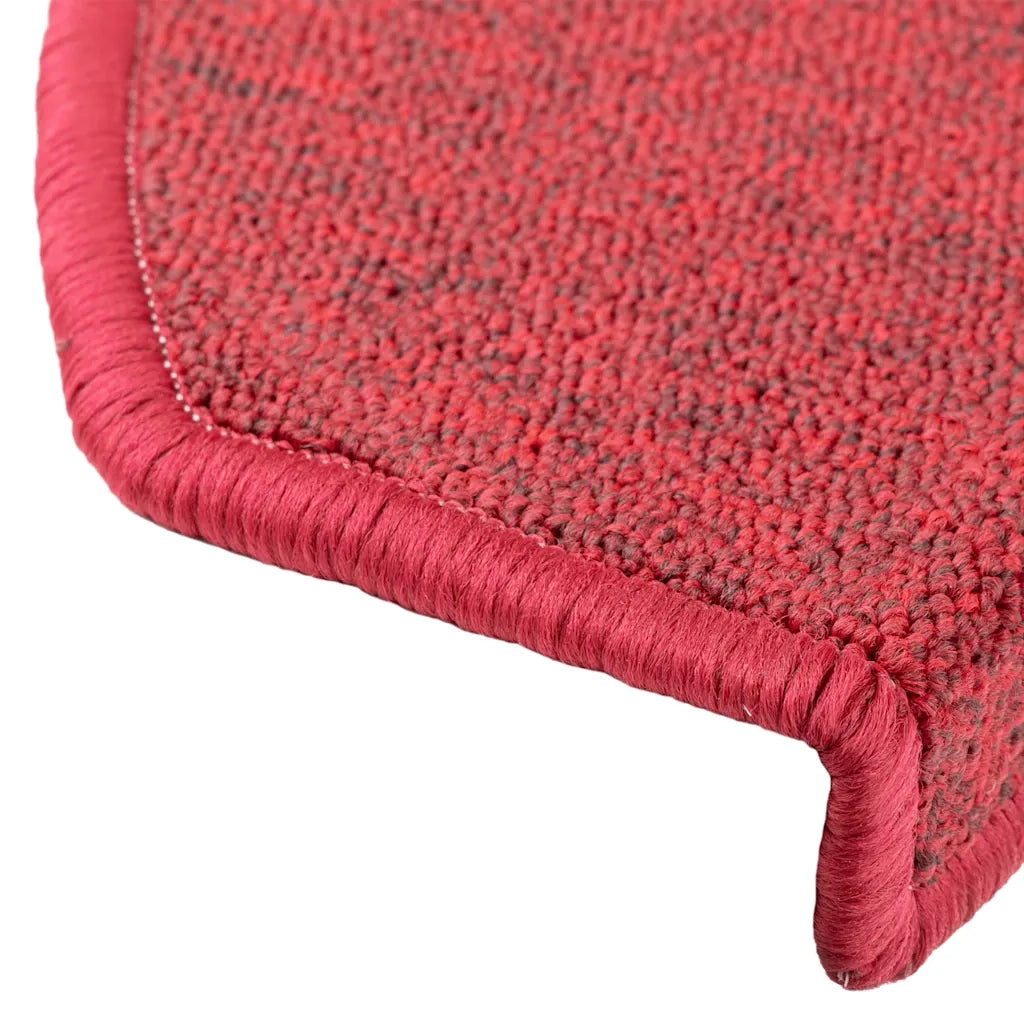 Tappetini per scale 20 pz 65x24x4 cm Rossi Semicircolari Grandi 3365794