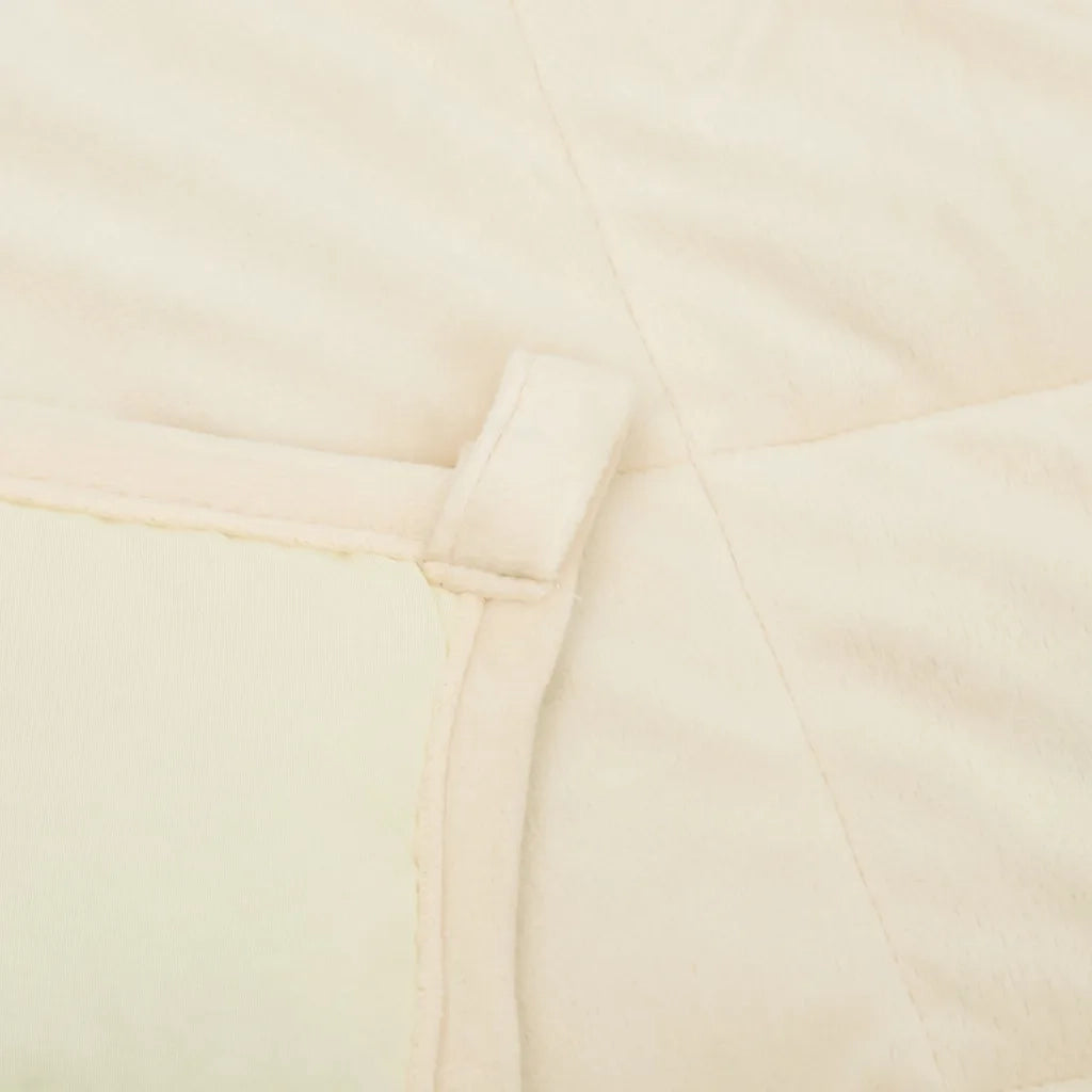 Coperta Ponderata Crema Chiaro 137x200 cm 10 kg Tessuto