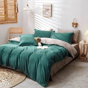 Set di coperte per letto reversibili - moderno e confortevole - 3 pezzi - 220 x 240 cm