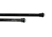 Bacchette Tende A Pressione Bastone Tenda Estensibile Astina Con Molla - 40-60 - Nero-Argento