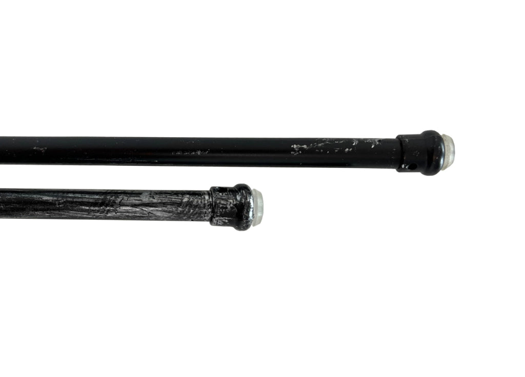 Bacchette Tende A Pressione Bastone Tenda Estensibile Astina Con Molla - 40-60 - Nero-Argento