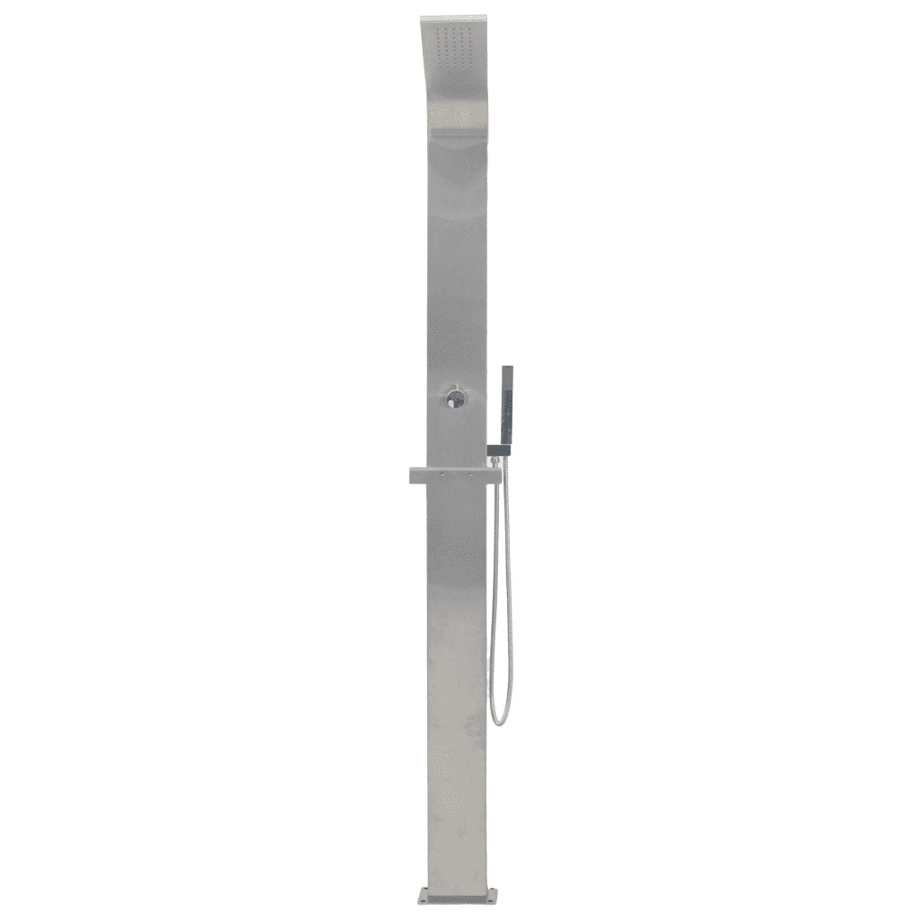 Doccia da Giardino in Acciaio Inox Curva 48199