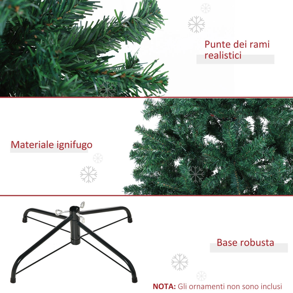 Albero di Natale Artificiale 180 cm ¨C Minimal ¨C Base Acciaio