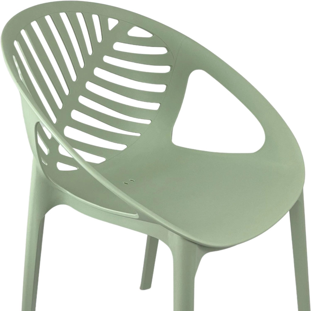 Marvin Sedia In Polipropilene Sierra Poltrona Da Interno Esterno Giardino Impilabile Design Moderno Natura Verde/1 Sedia