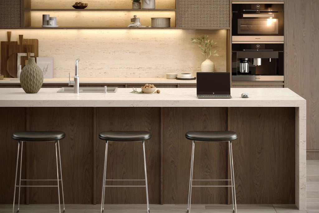 Lavello In Granito Logan 150 Beige Tappo oro