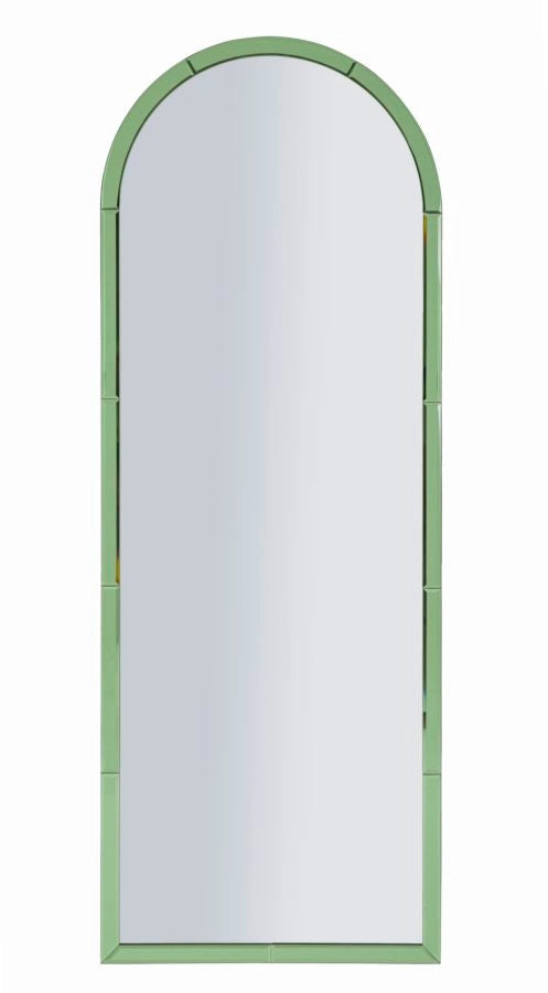Specchio Da Muro Baku Verde Cm 55X2X150 Design Elegante