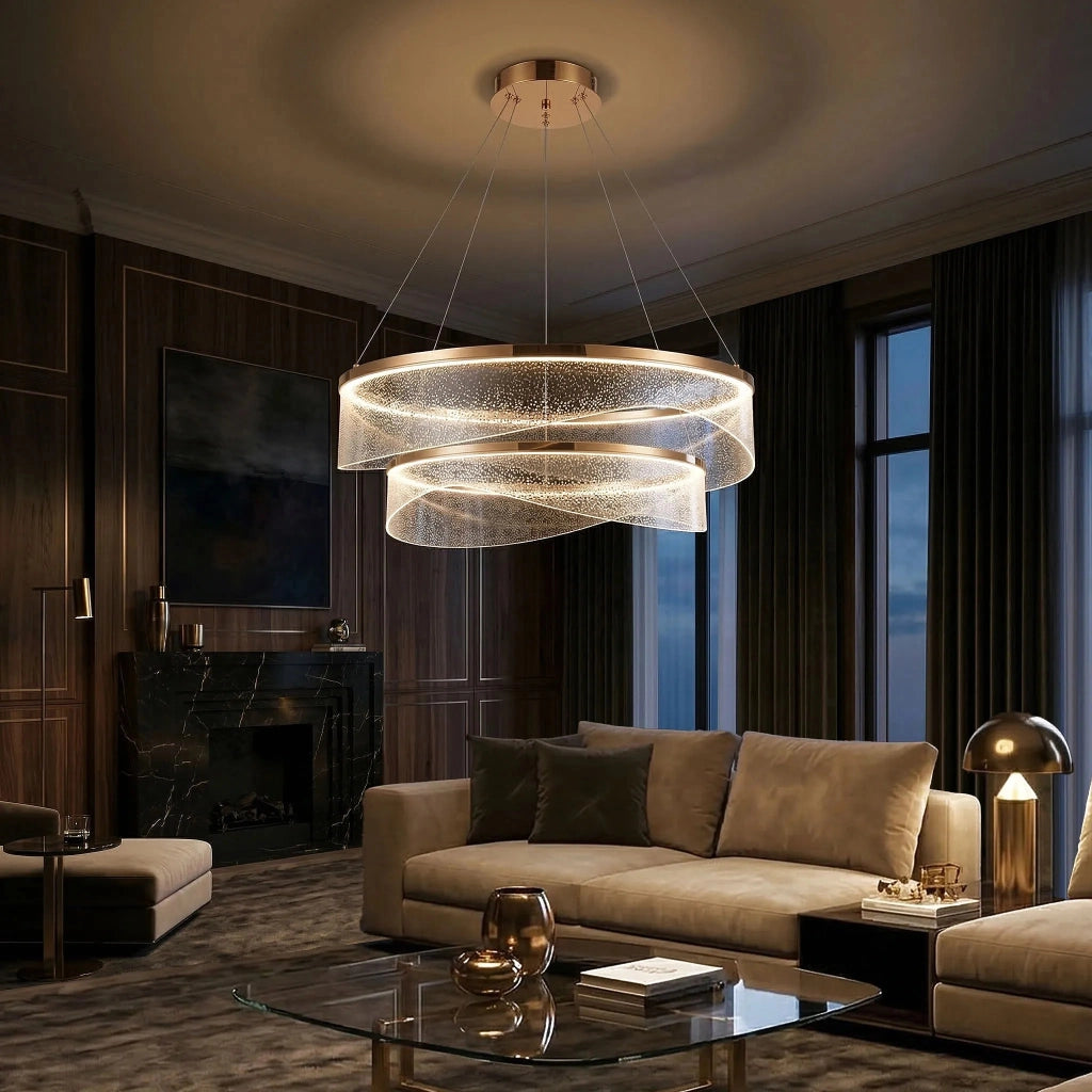 Lampada A Sospensione Da Soffitto G146-2cp Gold