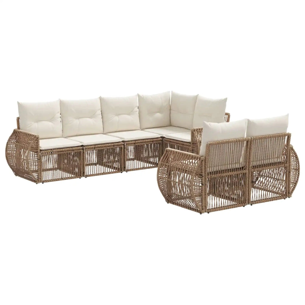 Set Divano da Giardino 7 pz 7-Numero di posti 3435477