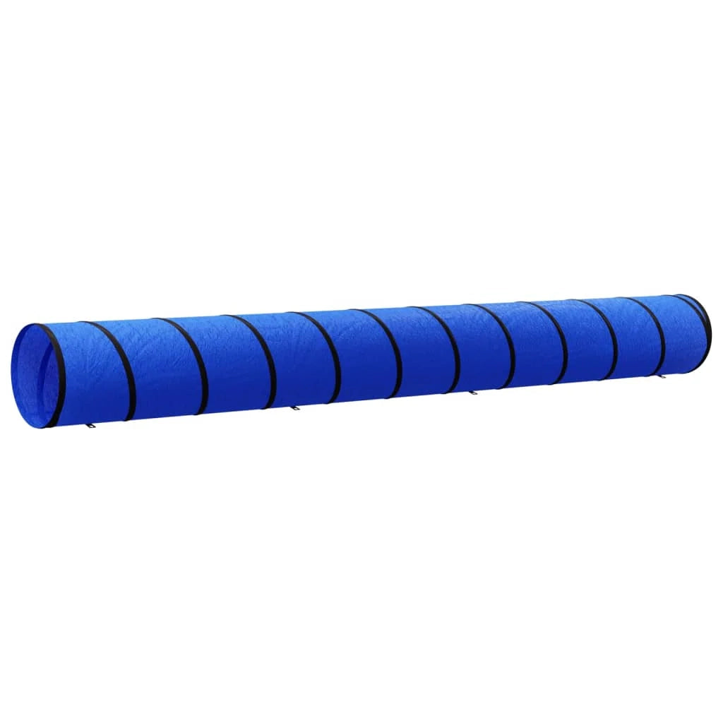 Tunnel per cani diametro 55 cm x altezza 500 cm poliestere blu 02_0005140