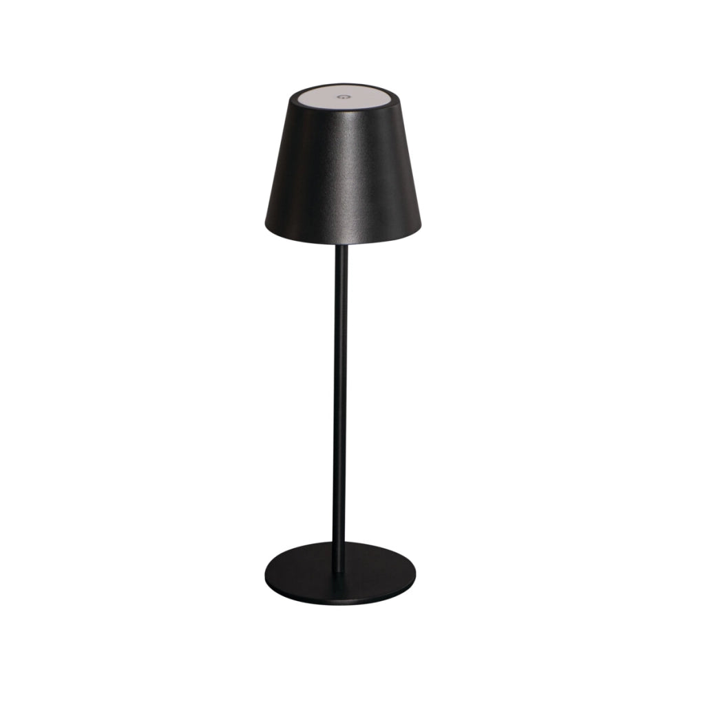 Lampada da tavolo INITA Kanlux nera wireless LED 1,2W