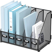 Organizzatore per scrivania - 5 cassetti - metallo - risparmio di spazio