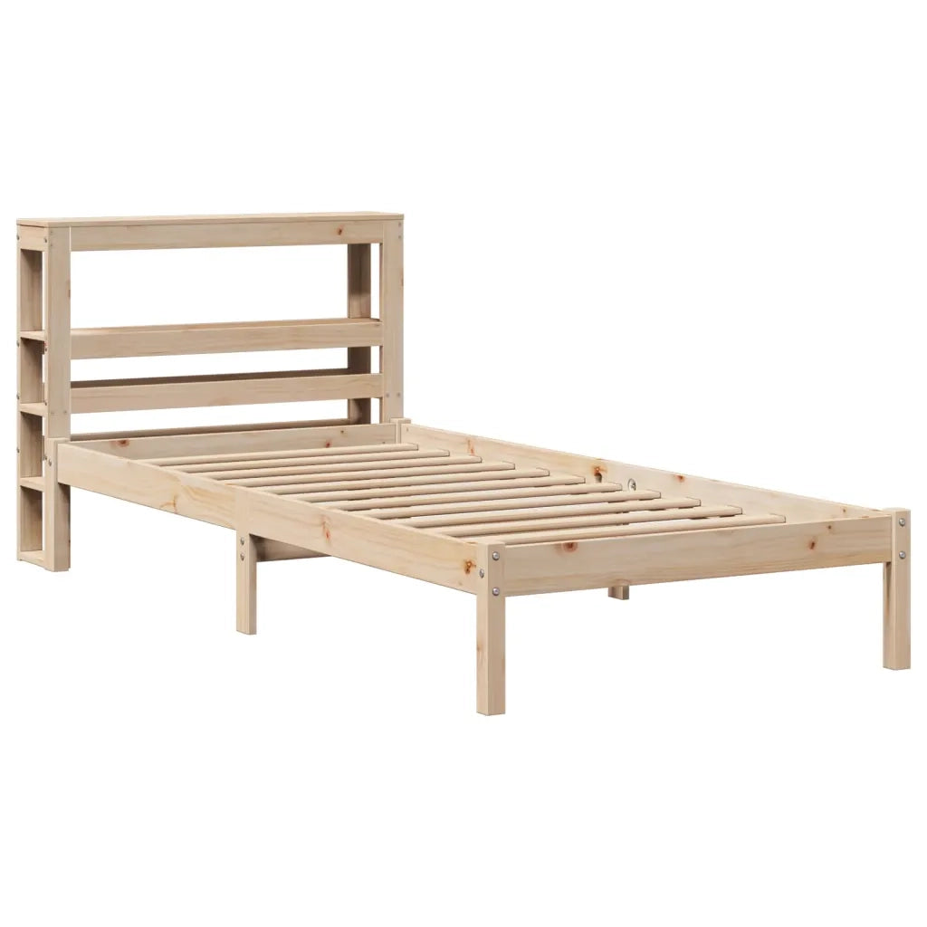 Letto senza Materasso 75x190 cm in Legno Massello Pino 3305706
