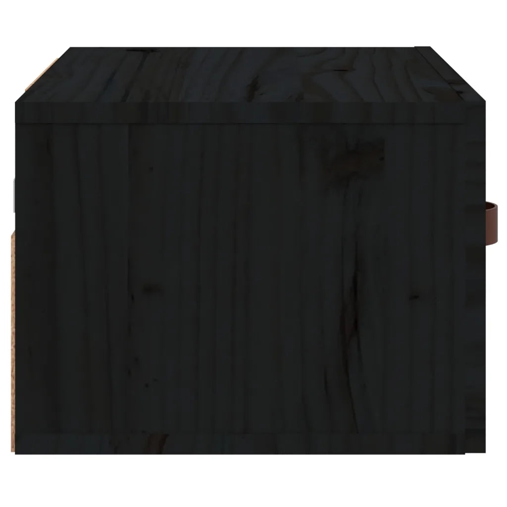 Comodini a Muro 2 pz Neri 40x29,5x22 cm 820995
