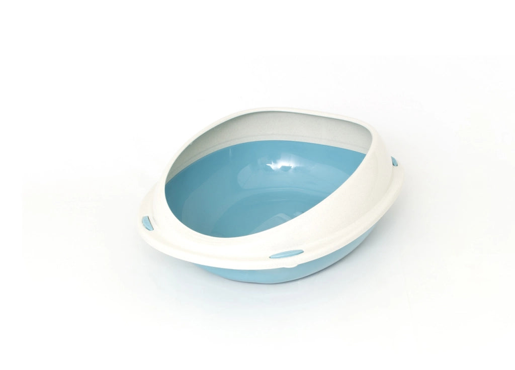 Lettiera Toilette Per Gatti Ovale 45x36x15,5cm Modello 700088 Colore Rosa