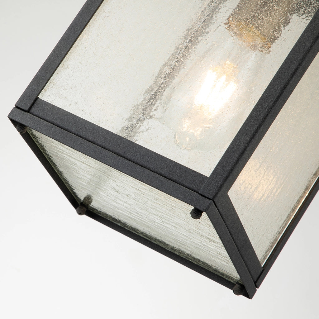 Lampada a sospensione esterna Lahden zinco E27 IP44