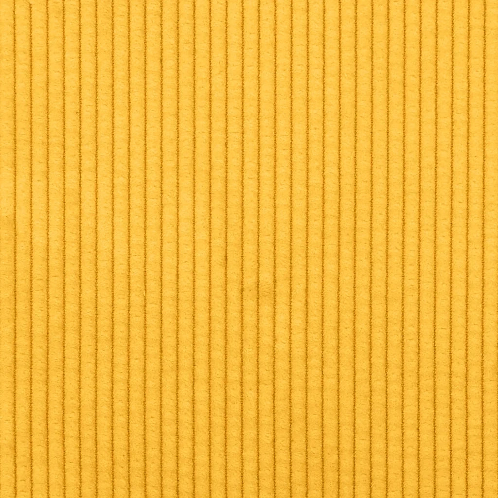 Divano Divanetto Giallo Chiaro 180x77x82cm Tessuto di Velluto a Coste 4105205