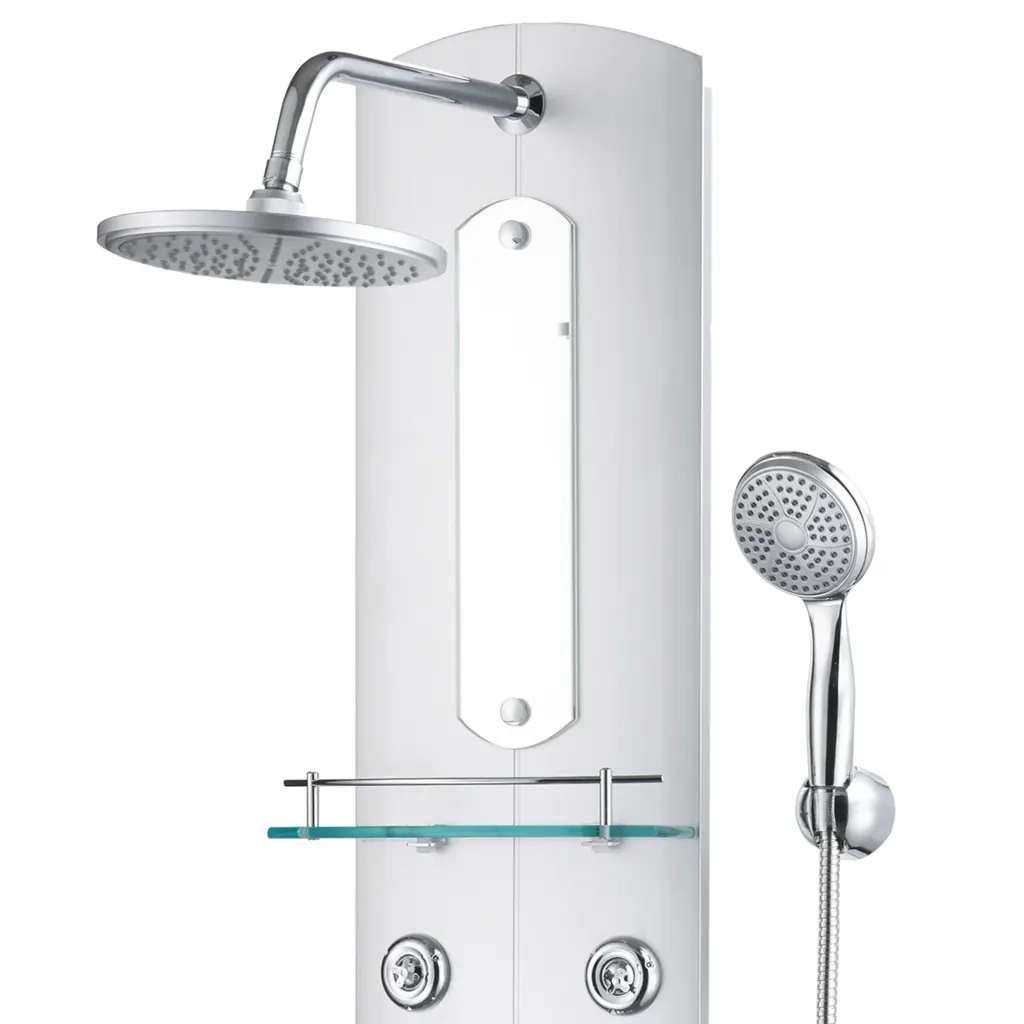 Pannello Doccia 25x43x120 cm Argento cod mxl 61493