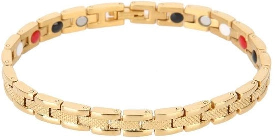 Bracciale in rame - Bracciale magnetico - Assistenza alla salute - Energia Power - Comodo - Sostenibile Acciaio Titanio - Protezione contro le radiazioni - Bracciale per la salute