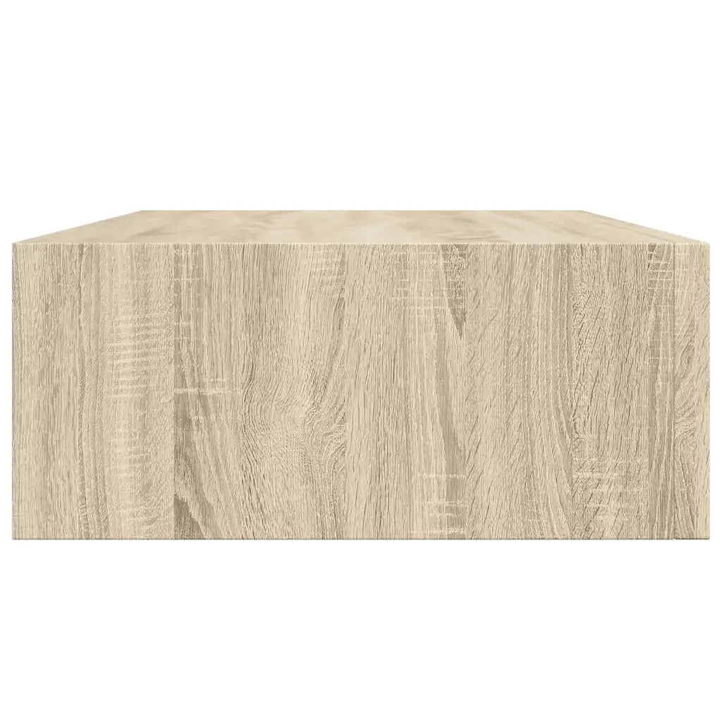 Scaffali con Cassetti da Parete 2 pz Rovere 40x23,5x10 cm MDF 330248
