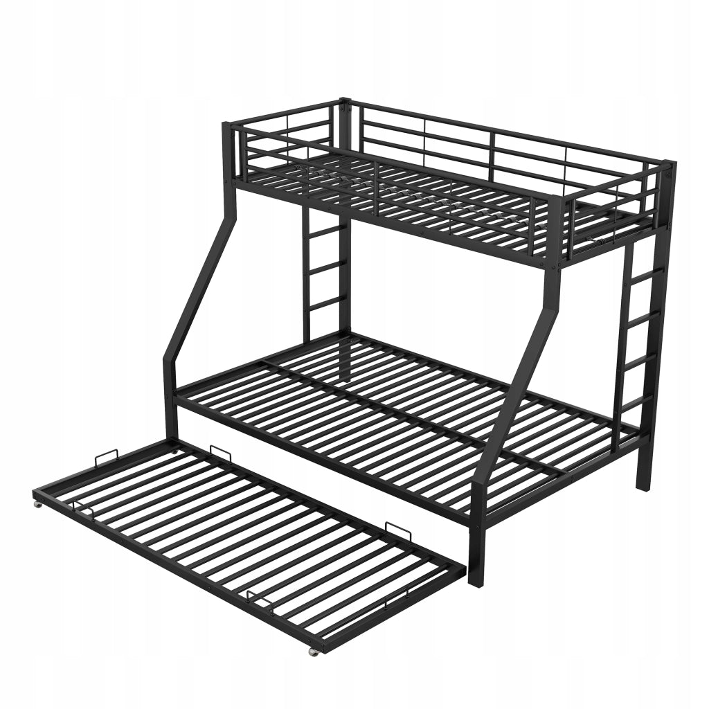 Letto a castello 90x140x200 cm - Xylo - metallo nero
