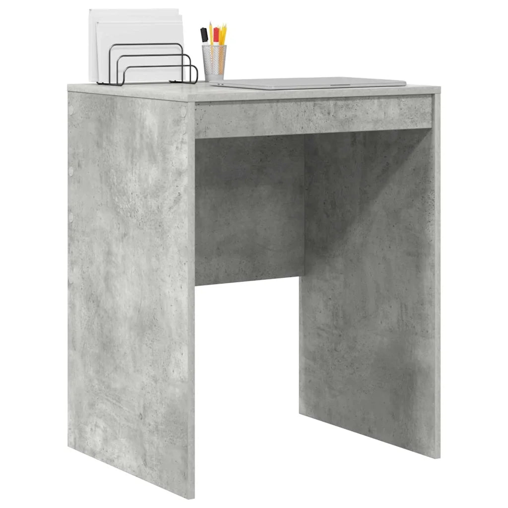 Scrivania | Tavolo da Ufficio Grigio cemento 60 x 50 x 76 cm