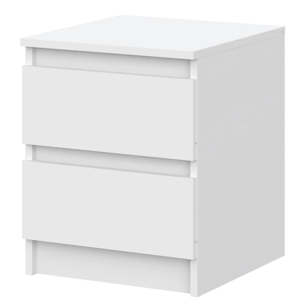 Commode SOLA - Bianca - 2 Cassetti - Larghezza 40 cm, Altezza 50 cm, Profondit? 43 cm
