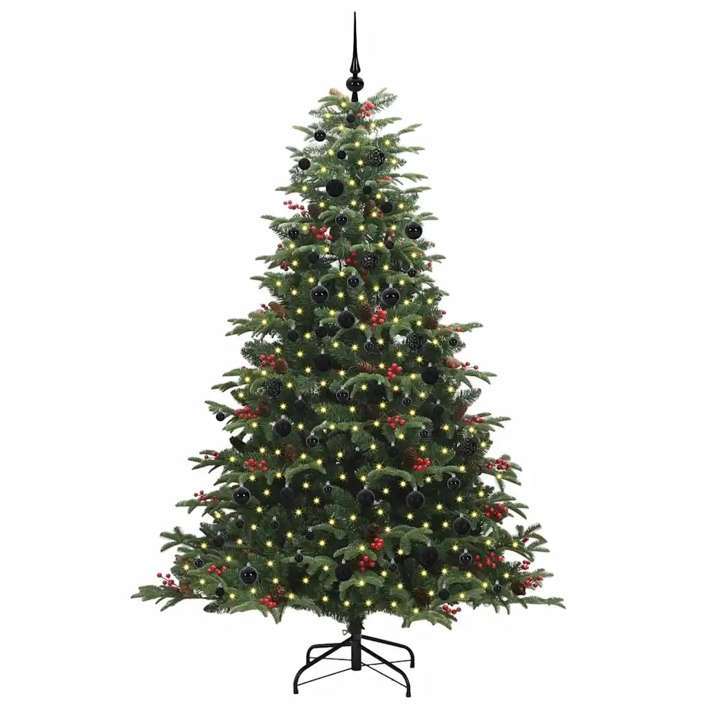 Albero di Natale artificiale con 300 LED Verde 210 cm 3395560