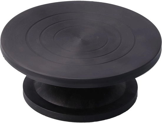 Draaitafel Professionale per Ceramica - Manuale per Scultura - Materiale Solido - Laviaggi Robusti a Rulli - 30 cm