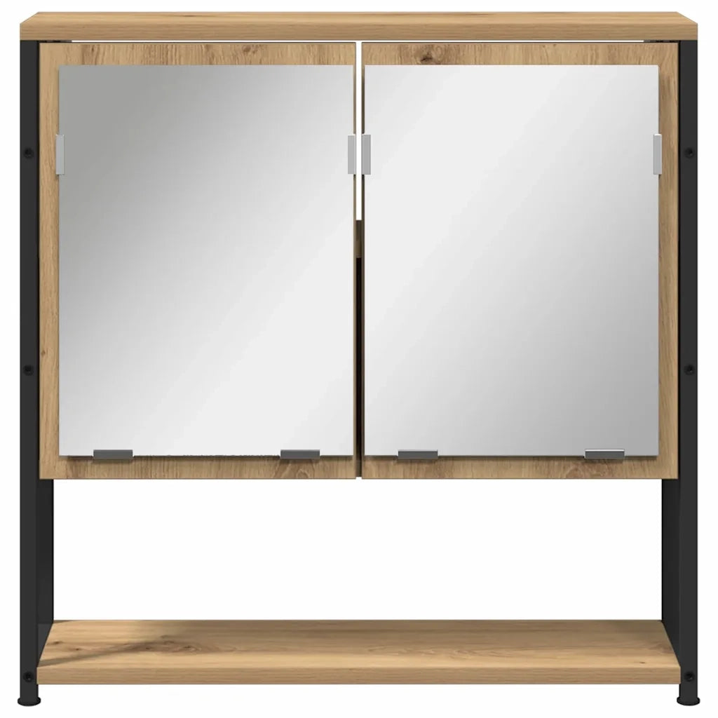 Set di mobili per il Bagno | Armadio da bagno 2 pz Marrone Legno multistrato