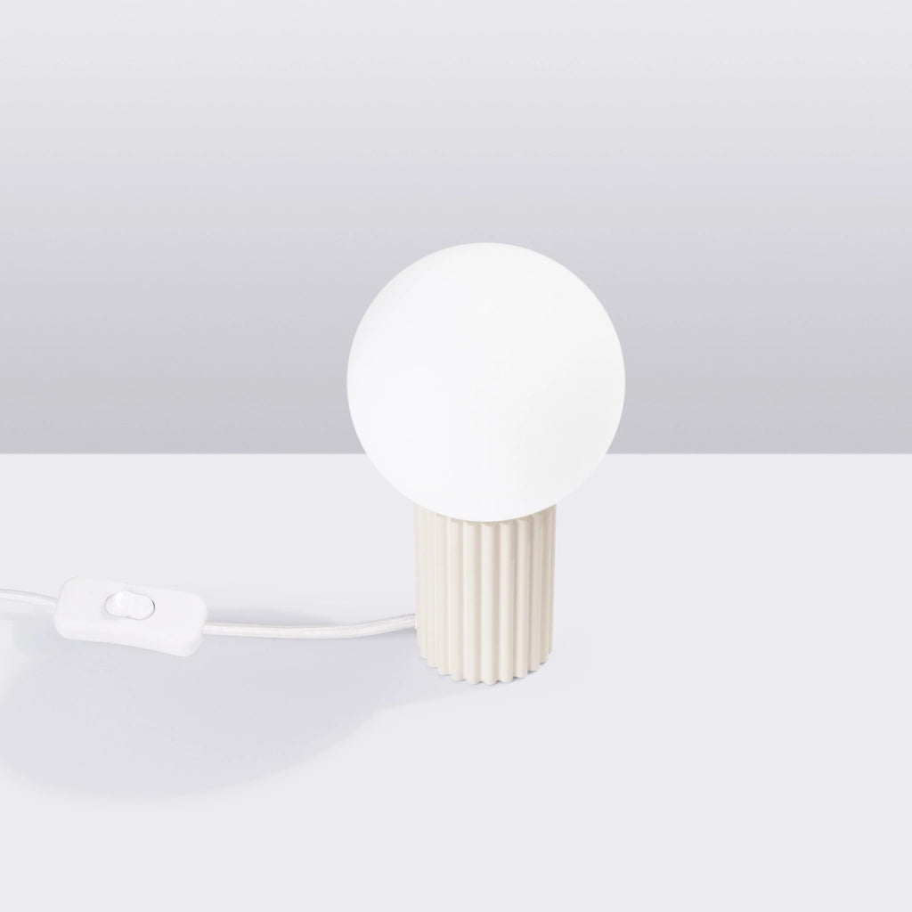Lampada da tavolo HALO beige