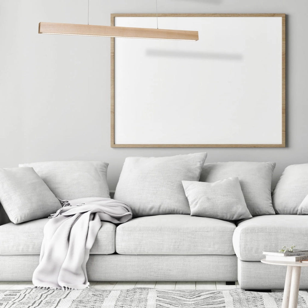 Lampada sospesa Milagro Timber 90cm LED 18W 3000K luce calda