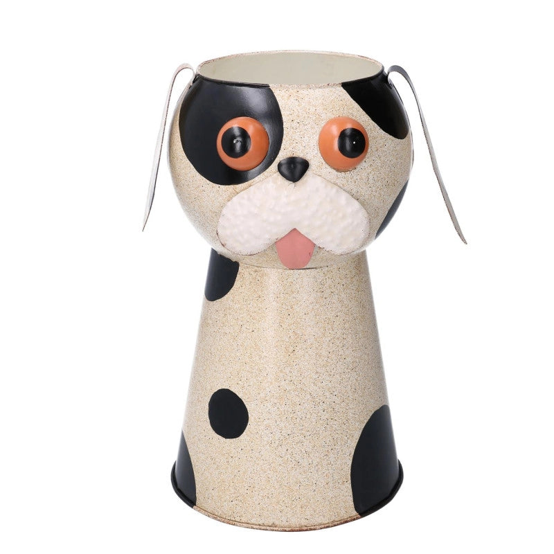 Portavaso latta cane maculato cm ø22h30
