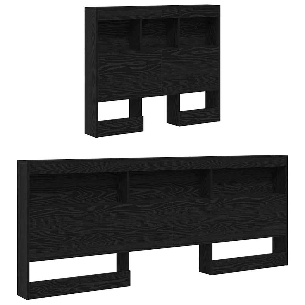Testata contenitore Rovere Nero 90 cm Legno multistrato 3335518