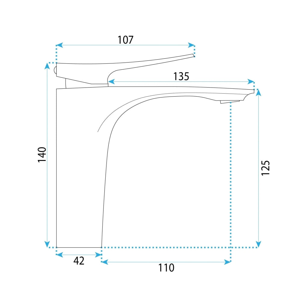Rubinetto Per Lavabo Premium Rea Vision Titan Low