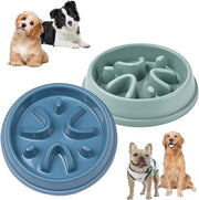 Anti schrokbak per cani - alimentazione lenta - ciotola per piccoli e medi animali domestici - 21 x 45 cm