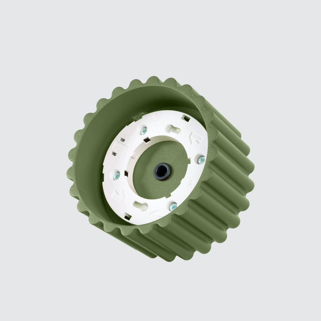 Lampada da soffitto AURA 1 verde oliva Gx53