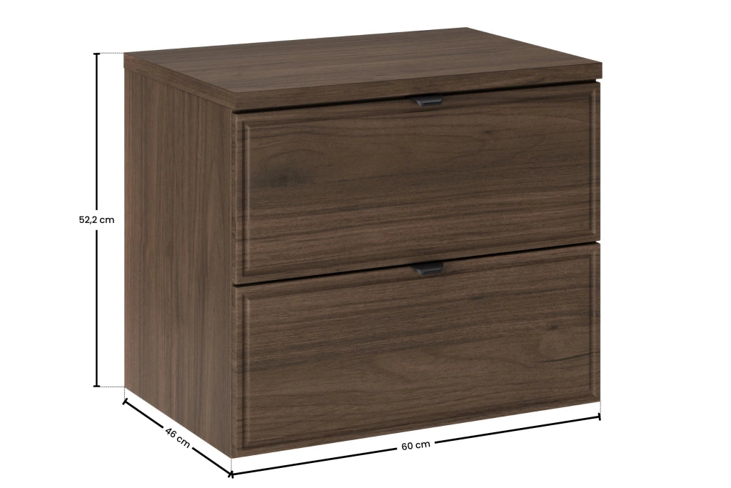 Set mobili bagno 60 cm con piano Terra Villa 60 cm