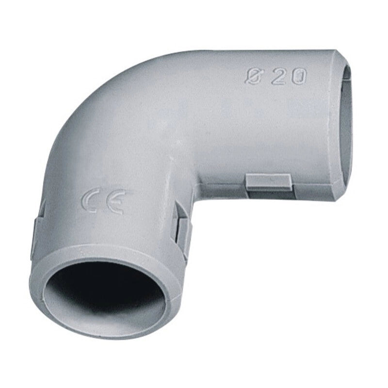EC CURVA 90 ISPEZIONABILE REVERSIB D 20 MM DA 2 PZ- ELETTROCANALI- 1,0 confezione