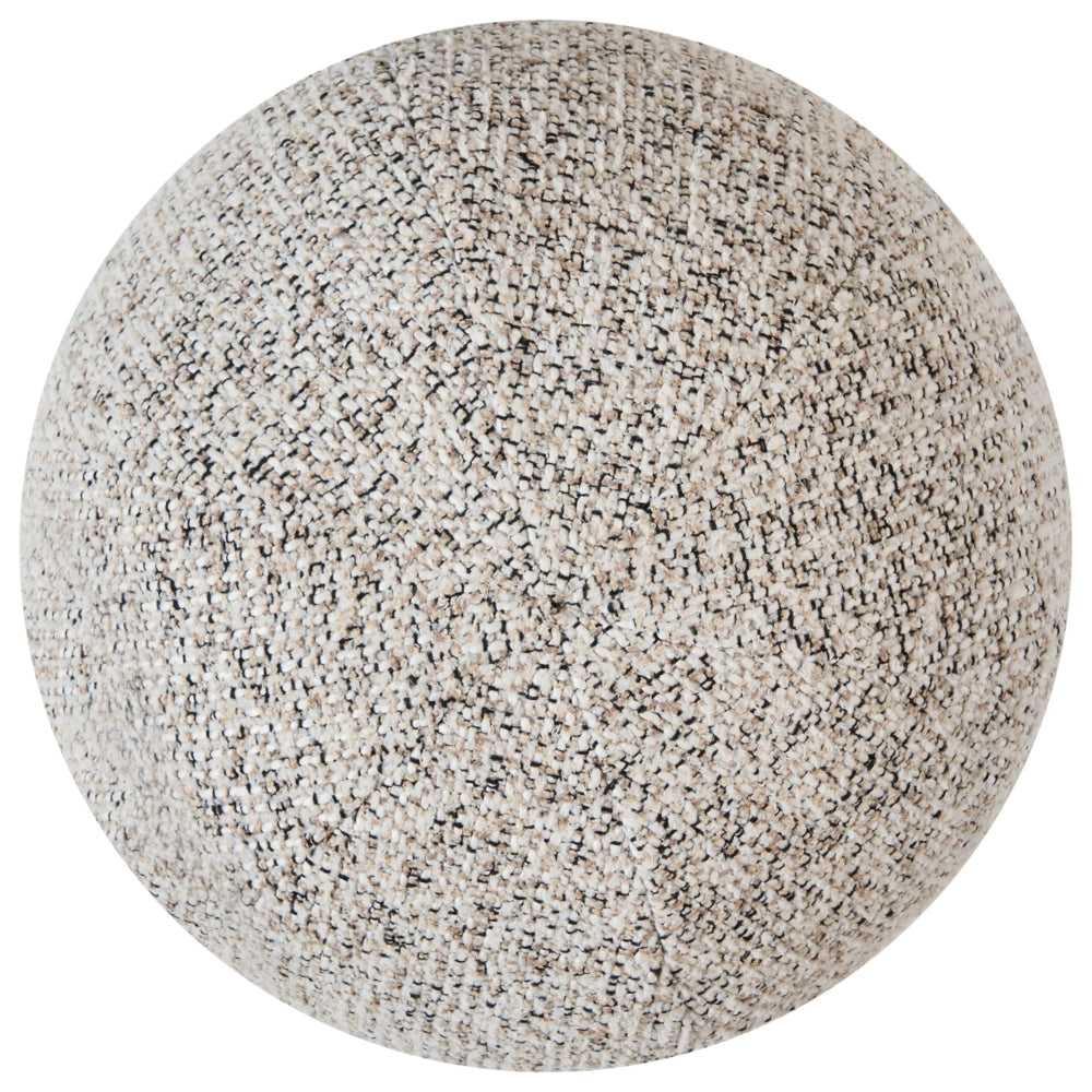 Divano a 3 posti Tessuto beige Morbido Nubby con cuscini extra Stile retrò glam art decor