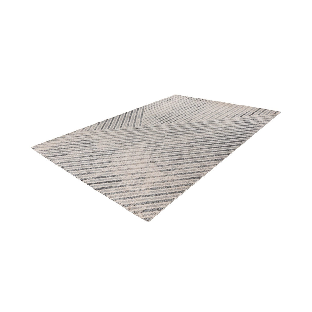 Tappeto moderno Rhombus in beige e grigio 80x150 cm