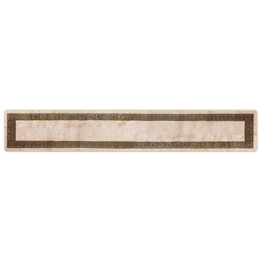 Runner Tappeto MARSA Nero 50 x 300 cm Poliestere e PVC 42023326
