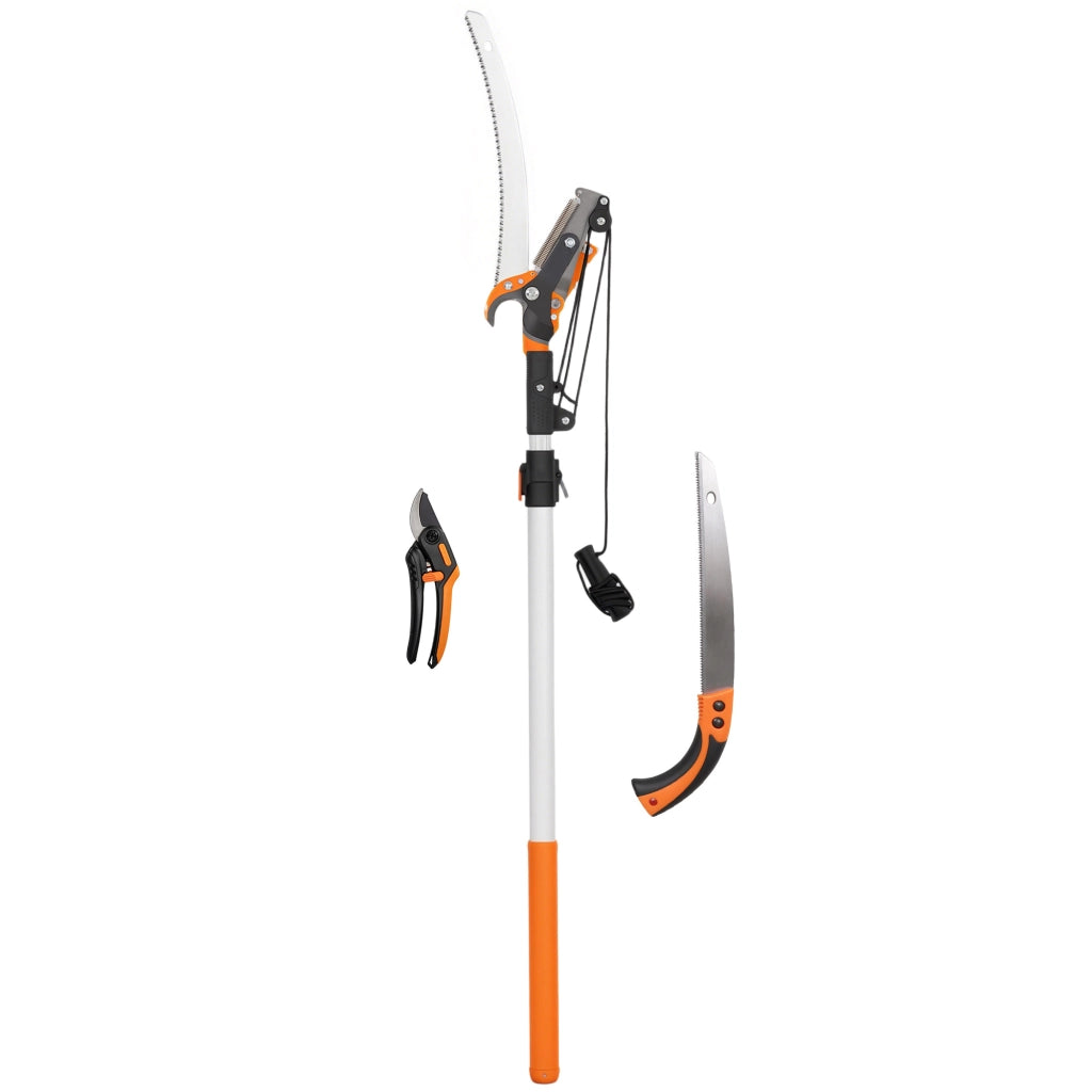 Seghetto Manuale 2-in-1 con Asta Telescopica ¨C Minimal ¨C Alluminio 2-3 m