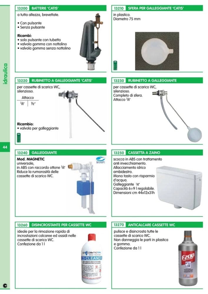1pz galleggiante universale 3/8 magnetic bampi cod:ferx.46416