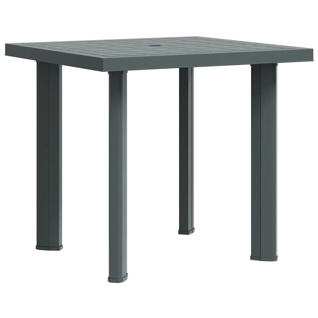 Tavolo da Giardino | Tavolino da esterno Verde 80x75x72 cm in Plastica