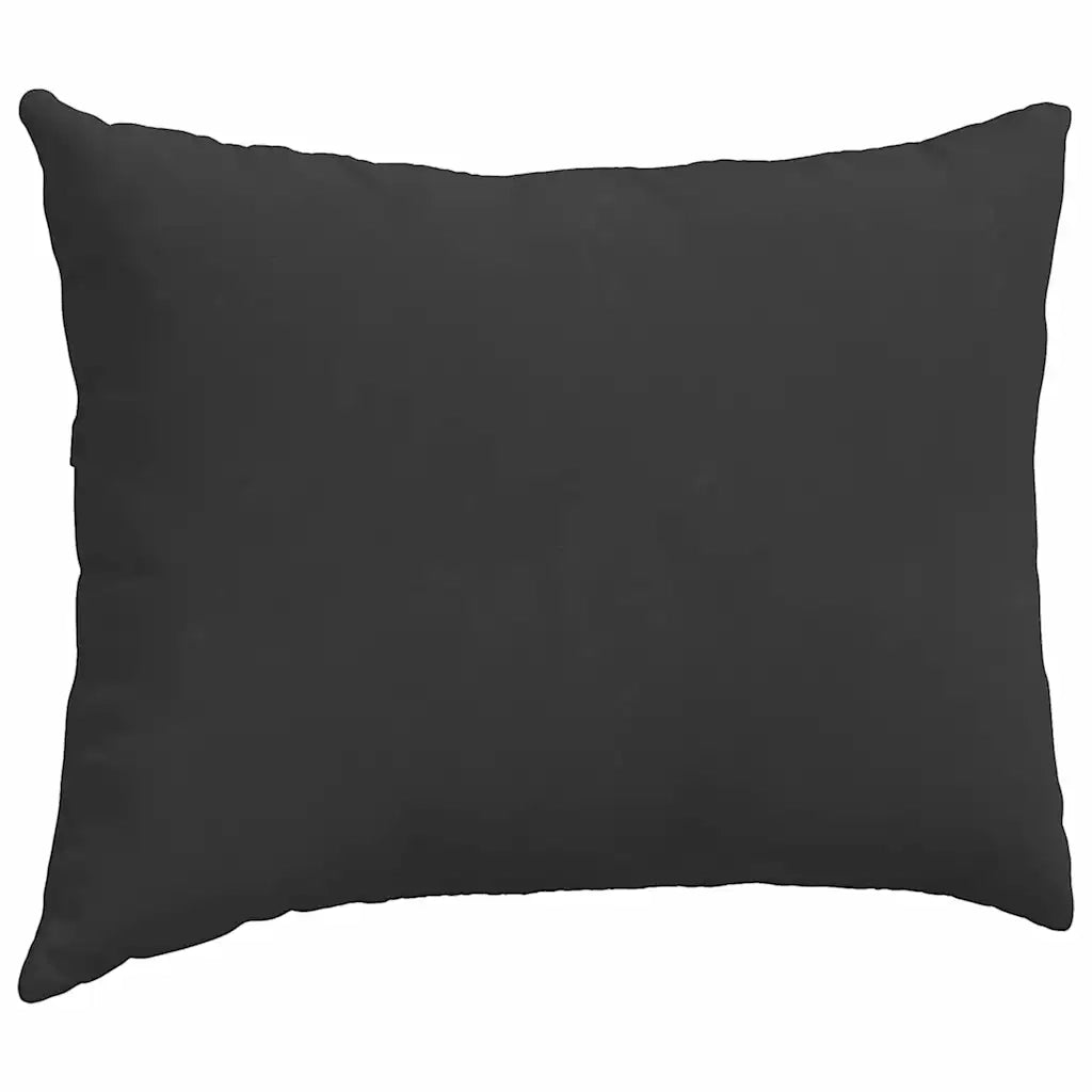 Cuscini da Divano 2 pz-Set di 2 Cuscini per Sofa Nero 70 x 50 cm Tessuto 585541